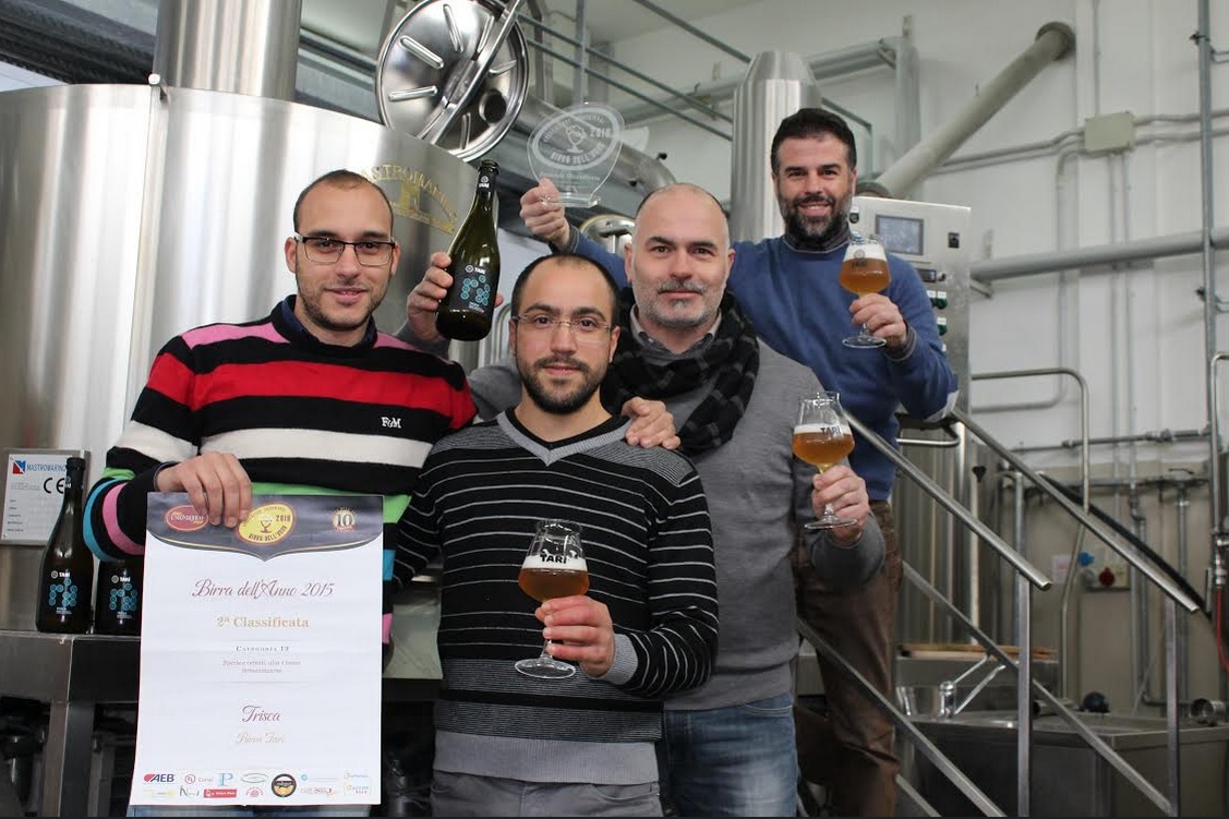 Lo staff del birrificio Tarì di Modica