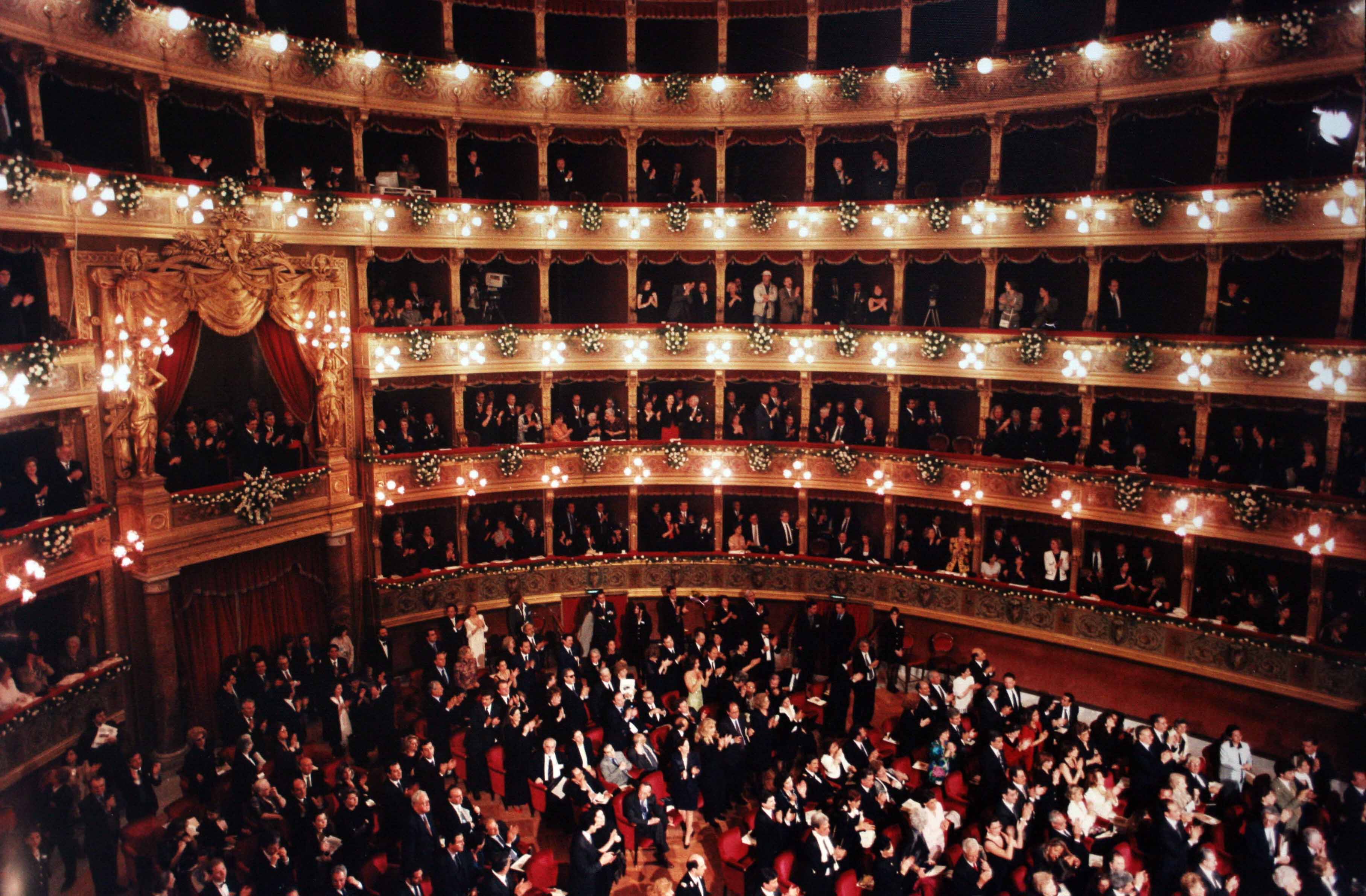 La platea durante la serata inaugurale nel 1997