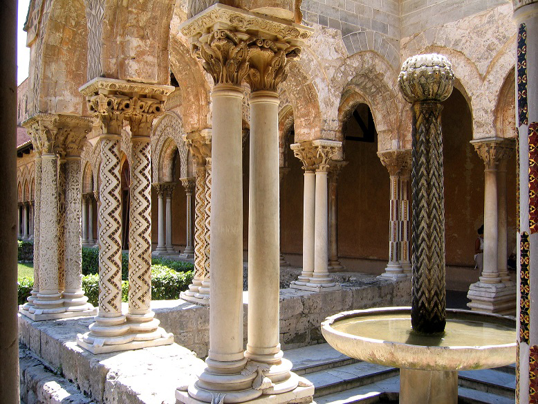 Il chiostro del Duomo di Monreale