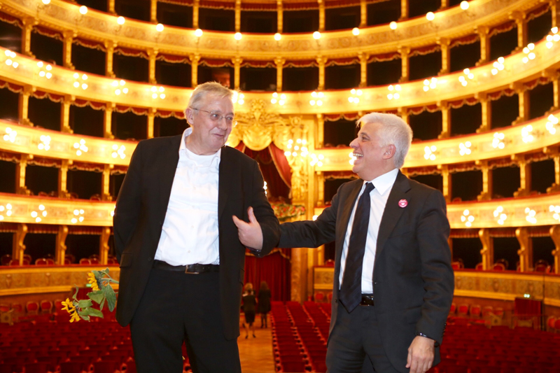 Graham Vick e Francesco Giambrone