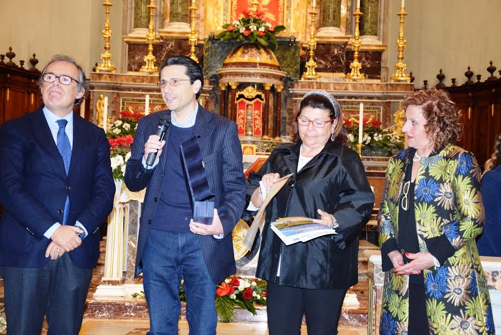 Premio Idria a Salvo Fallica (secondo da sinistra), foto Francesco Magrì
