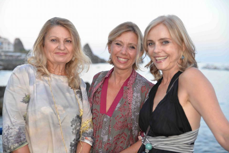 Sarah Zappulla Muscarà, Concita De Gregorio e Galatea Ranzi, foto di Vincenzo Musumeci