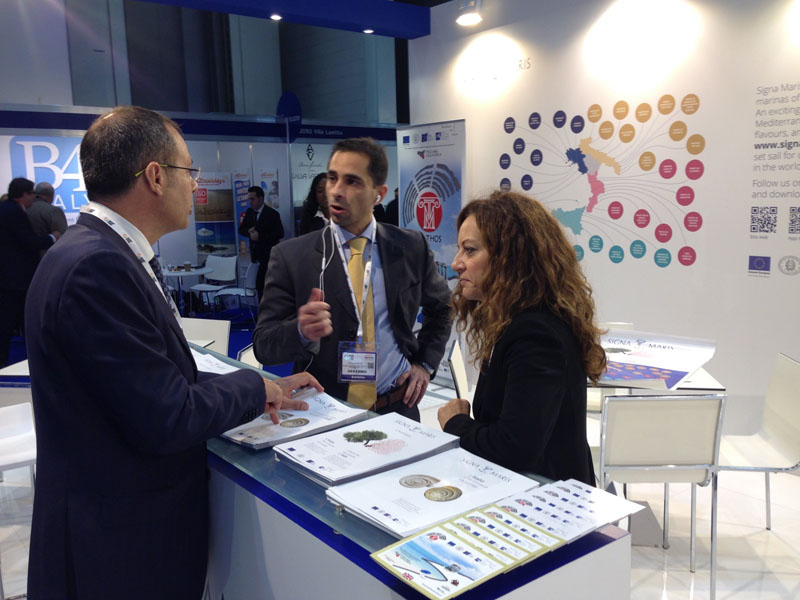 Lo stand di Mythos a Londra