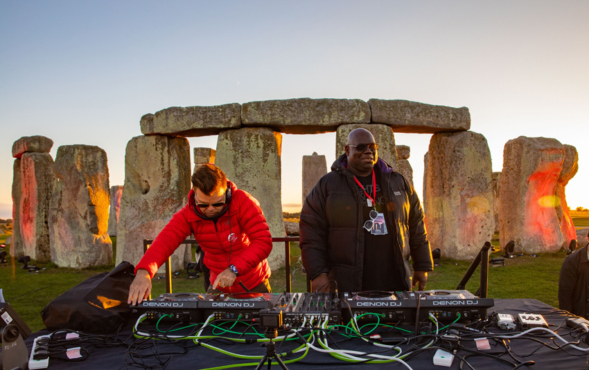 Carl Cox a Stonehenge