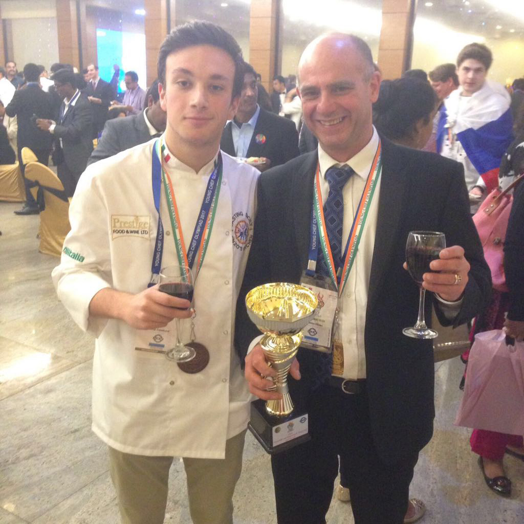 Enzo Oliveri e Luigi Amaduzzi durante la scorsa edizione delle Olimpiadi