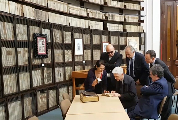 La visita alle Biblioteche Riunite Civica e Antonio Ursino Recupero di Catania