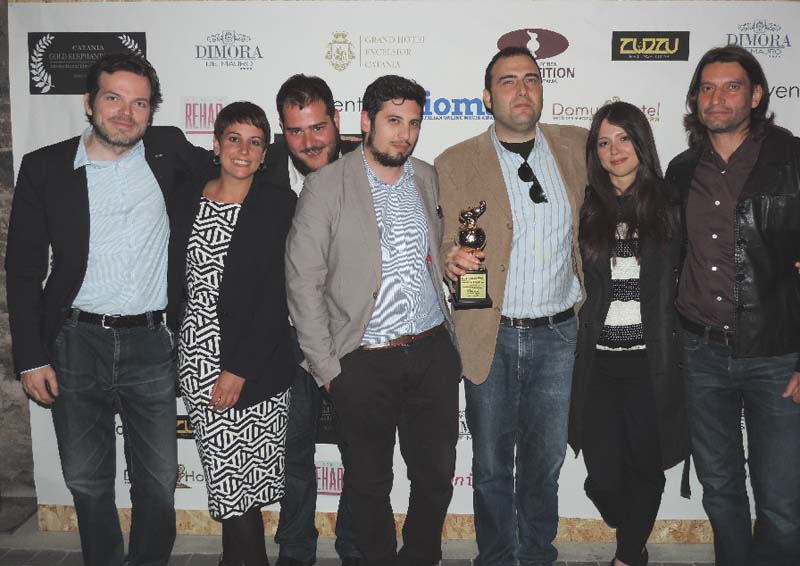 Il cast di Bolgia totale, miglior film italiano indipendente