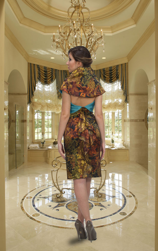 Una creazione della fashion designer messinese Tina Arena