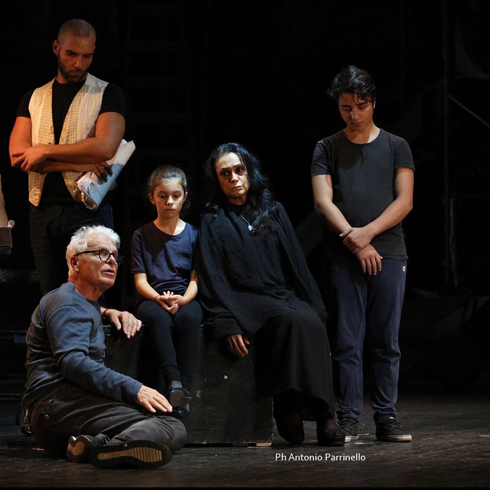 Placido con Luigi Tabita, Paola Mita, Guia Jelo e Flavio Palmeri