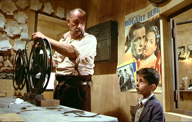 Nuovo Cinema Paradiso, Philippe Noiret e Totò Cascio