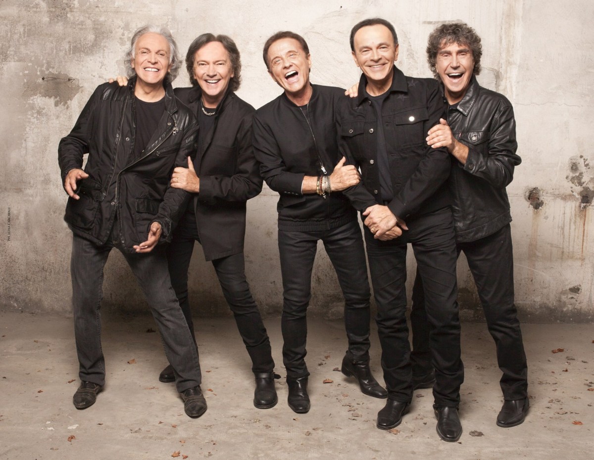 I Pooh, Riccardo Fogli compreso, foto Luisa Carcavale