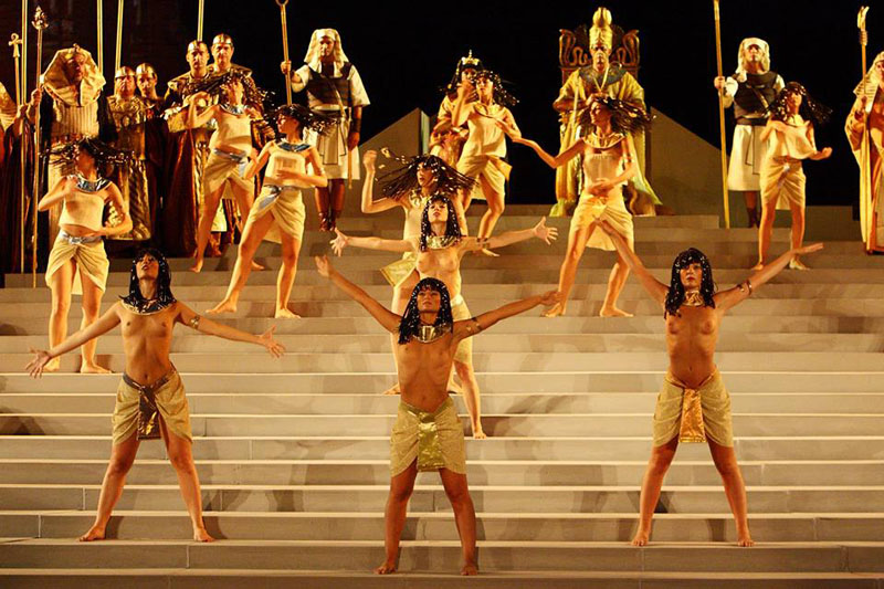 L'Aida al Teatro Greco, per l'edizione 2014