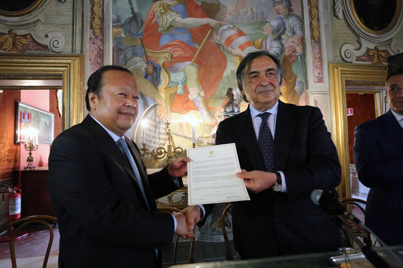 Prem Rawat e Leoluca Orlando