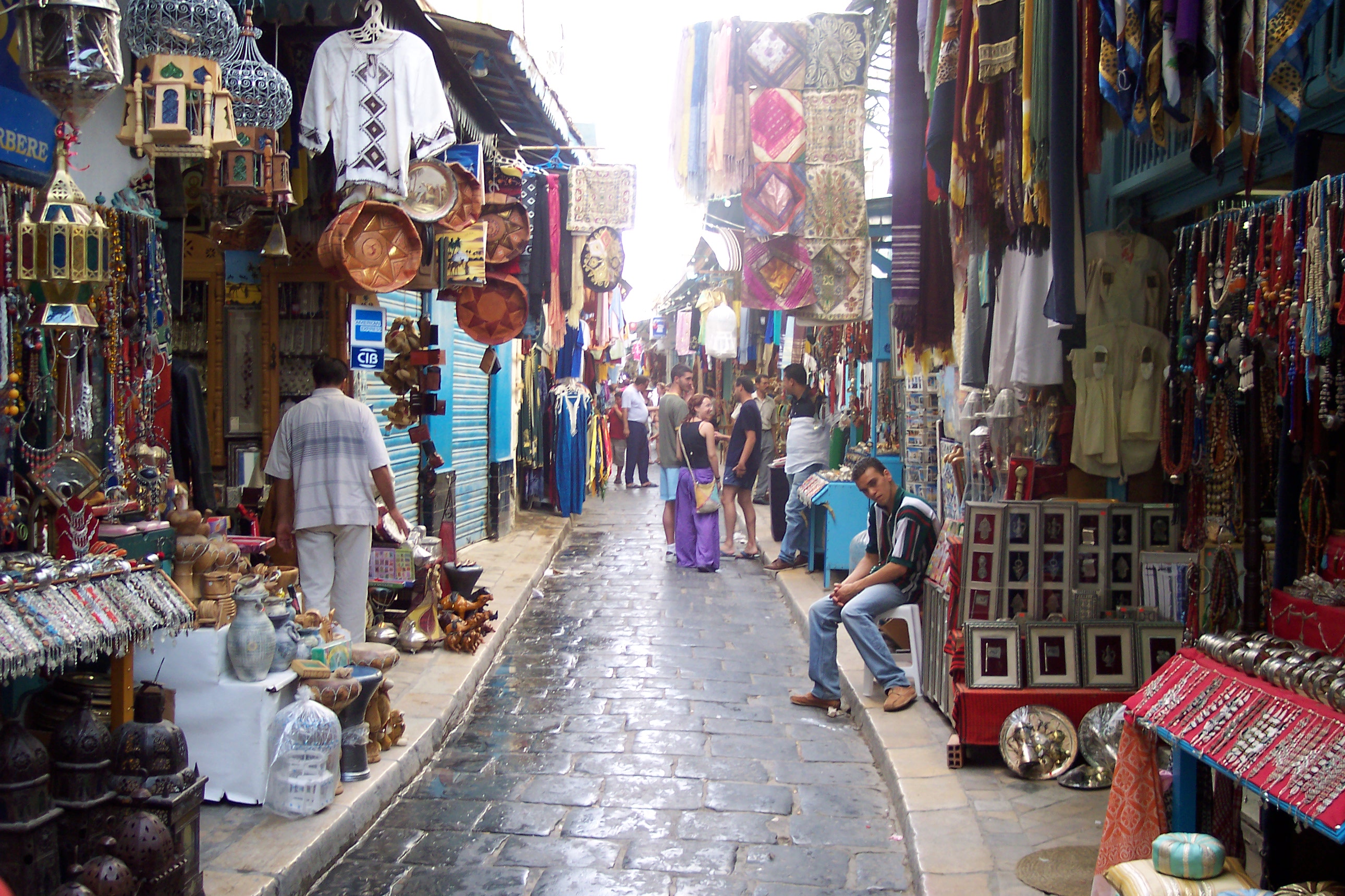 Il mercato della Medina a Tunisi