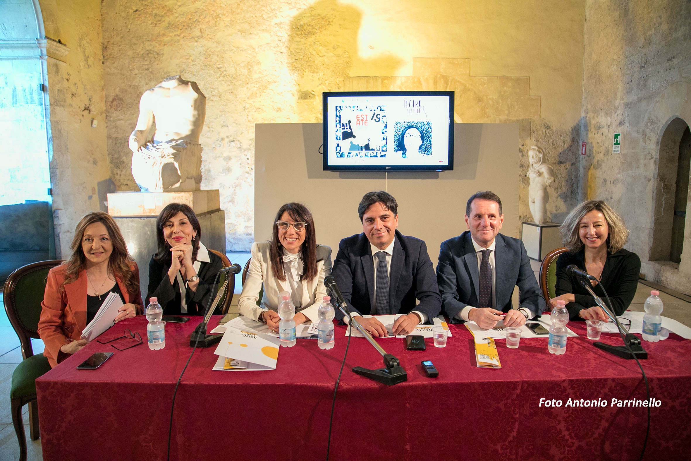 Un momento della conferenza stampa di presentazione - ph Antonio Parrinello