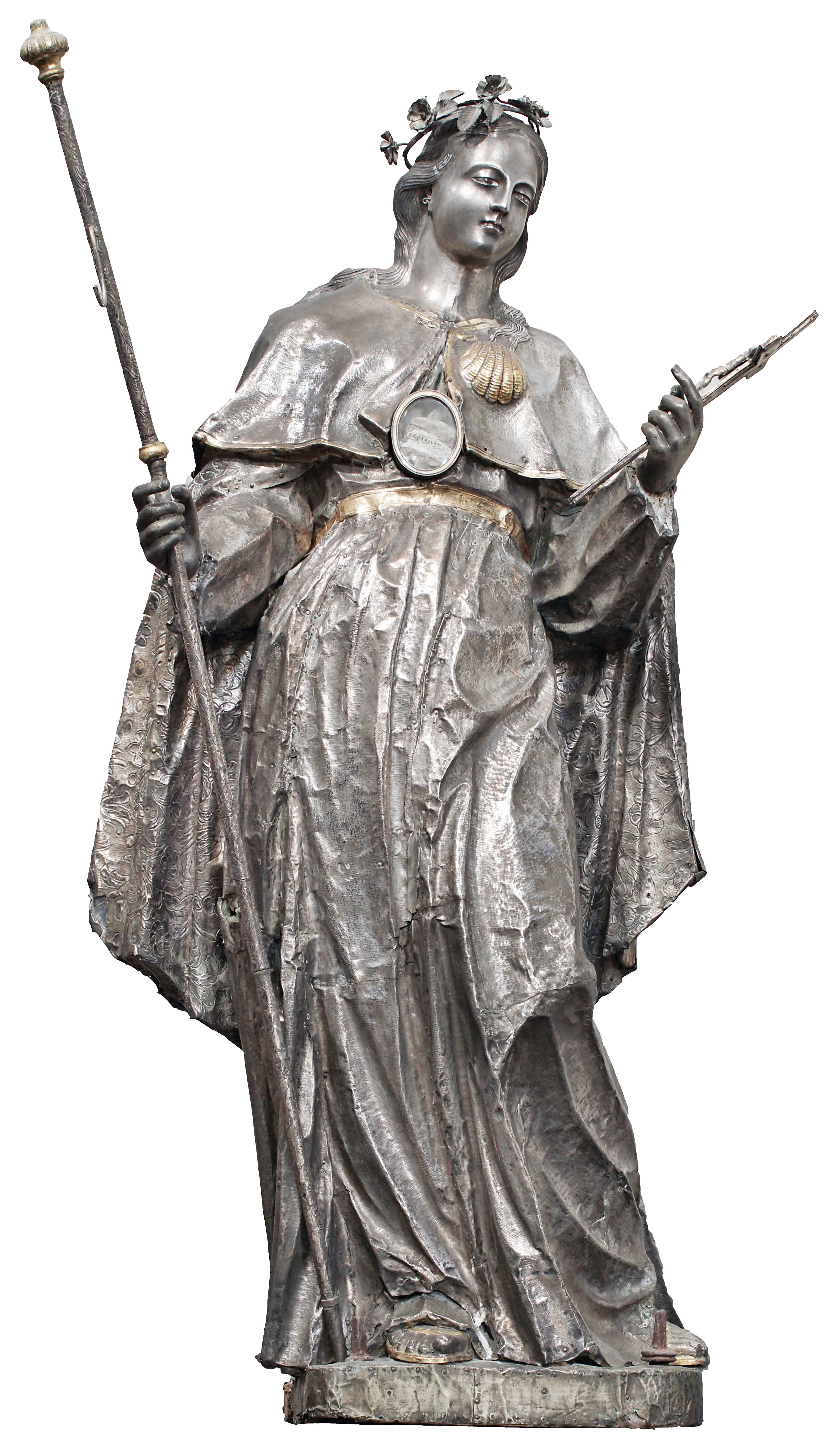 Chiesa Madre di Caccamo, statua reliquiario in argento