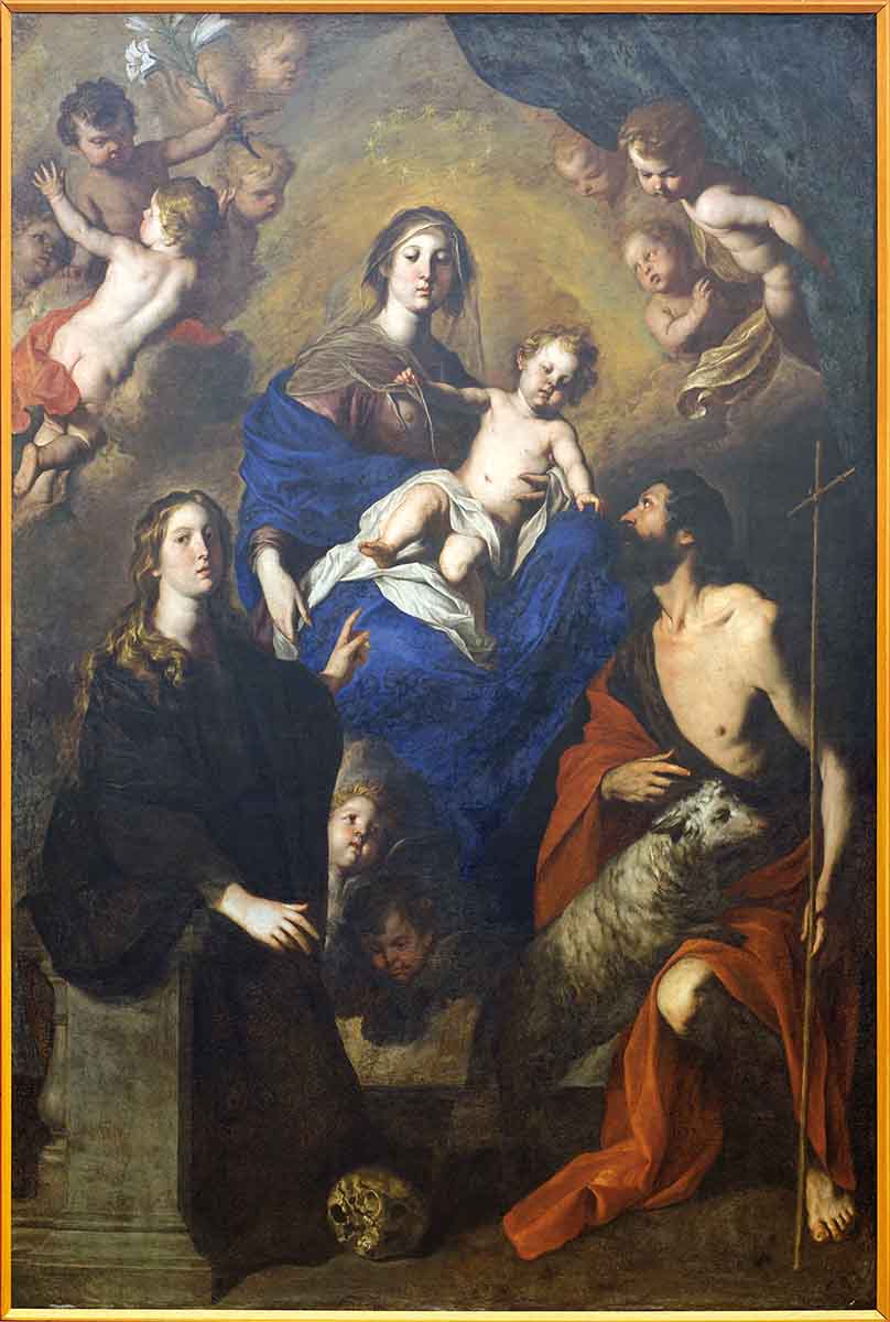 Madonna delle Grazie e Santa Rosalia di Pietro Novelli, Palermo, Palazzo Abatellis