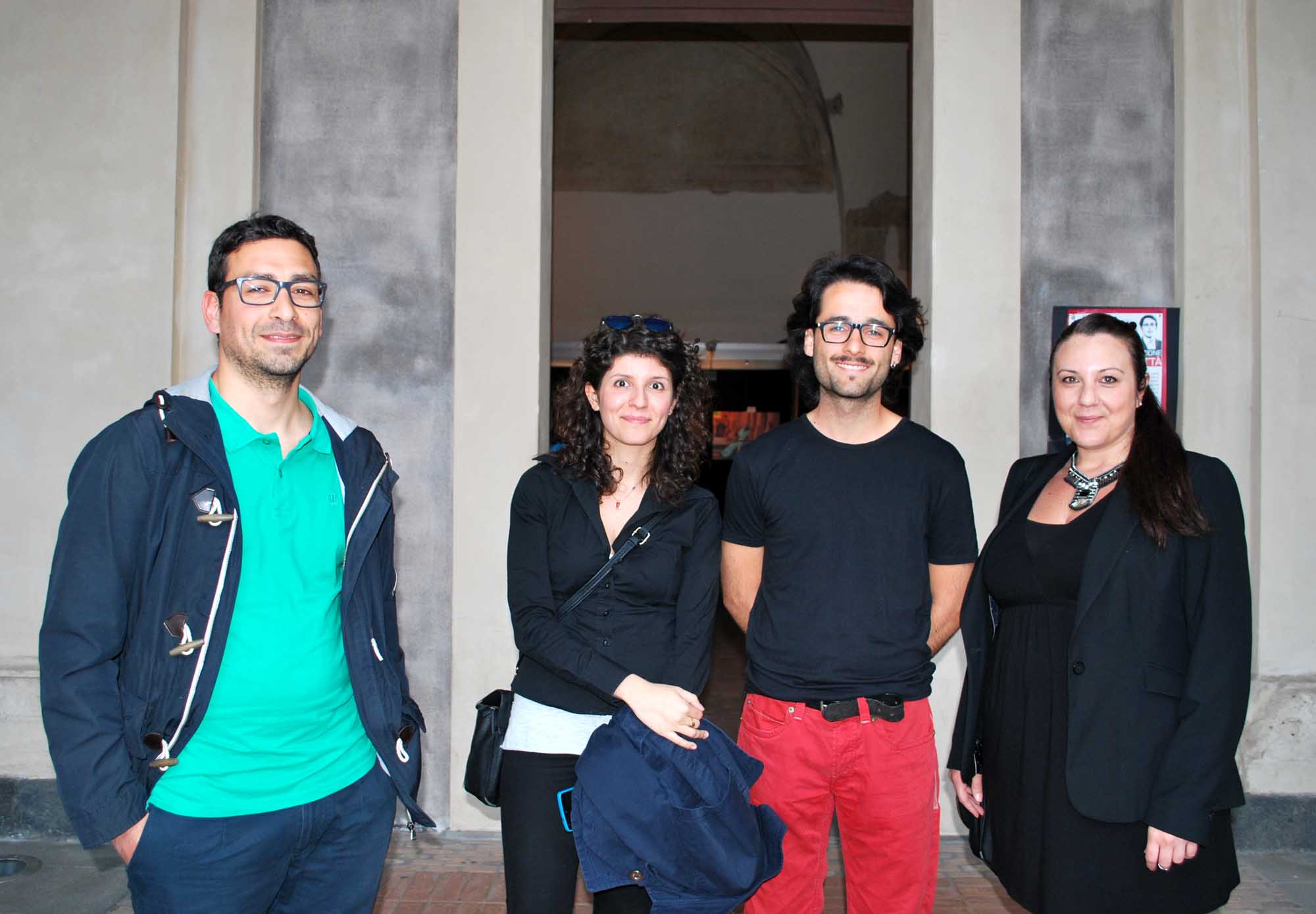 Da sinistra Roberto Sammito, Luisa Santangelo, Alberto Salvatore Incarbone e Debora Borgese