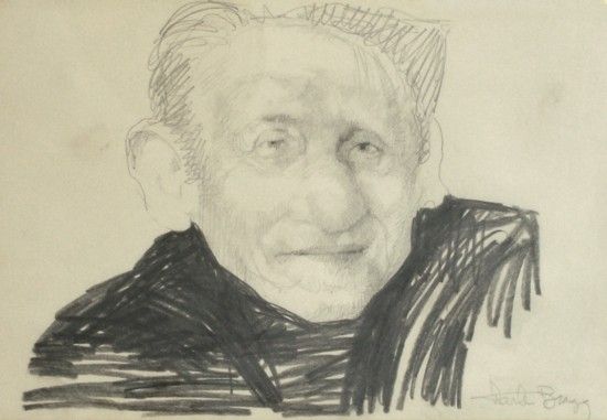 Spencer Tracy disegnato da Charles Bragg