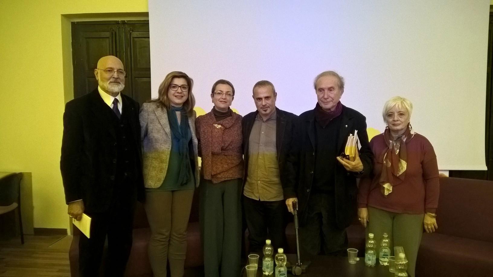 Foto di gruppo per la finale del premio Bent Parodi