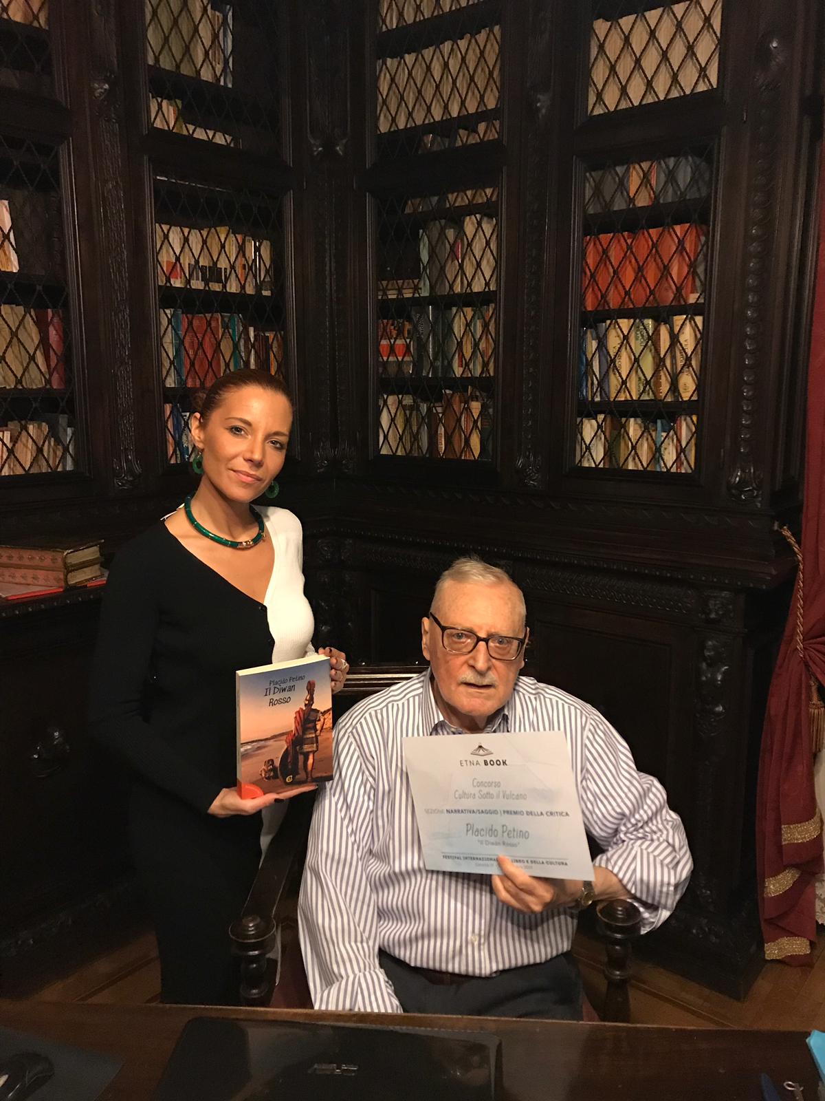 Placido Petino con l'agente letteraria Michela Tanfoglio -  Igor photo