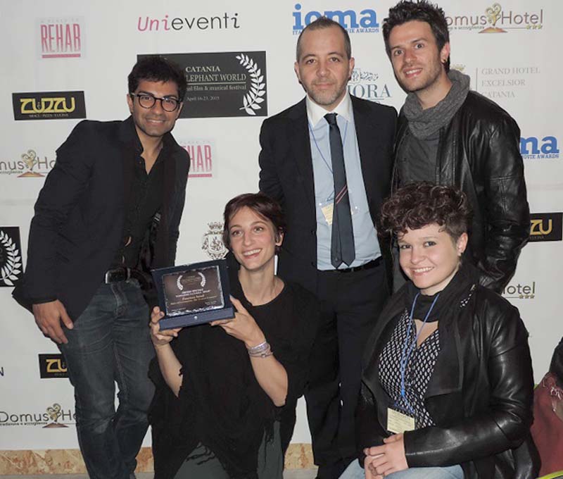 Francesca Inaudi con il premio speciale migliore attrice protagonista per La mossa del pinguino