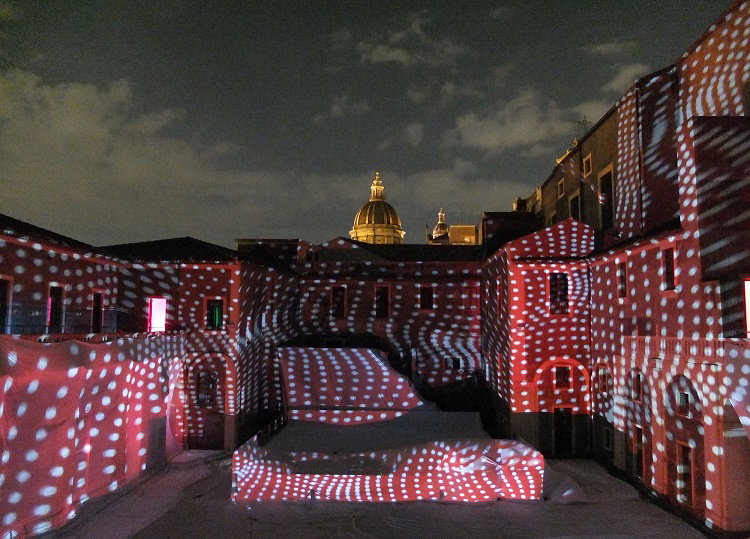 Palazzo Platamone, prove degli allestimenti