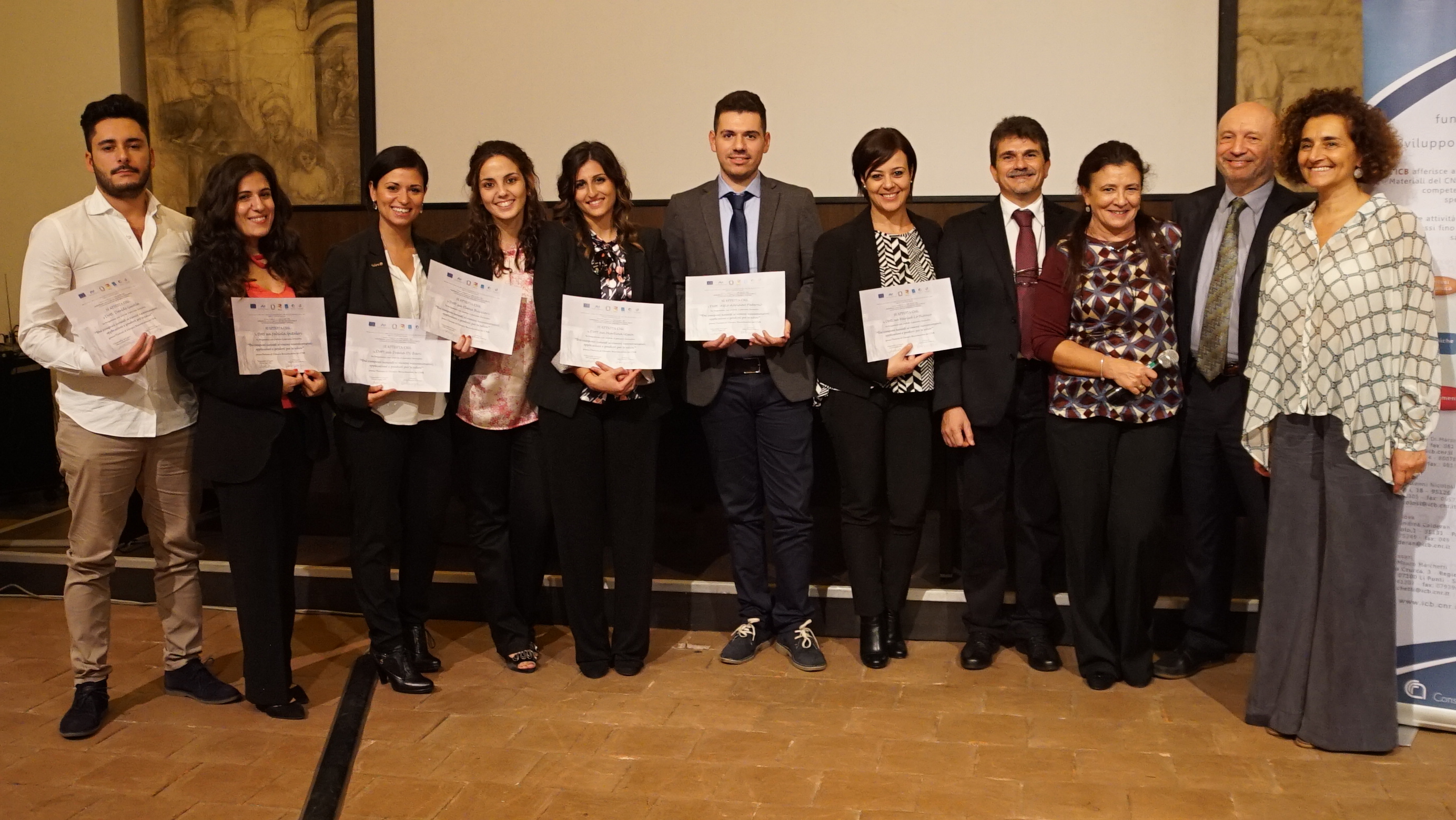 Studenti e formatori alla fine del corso