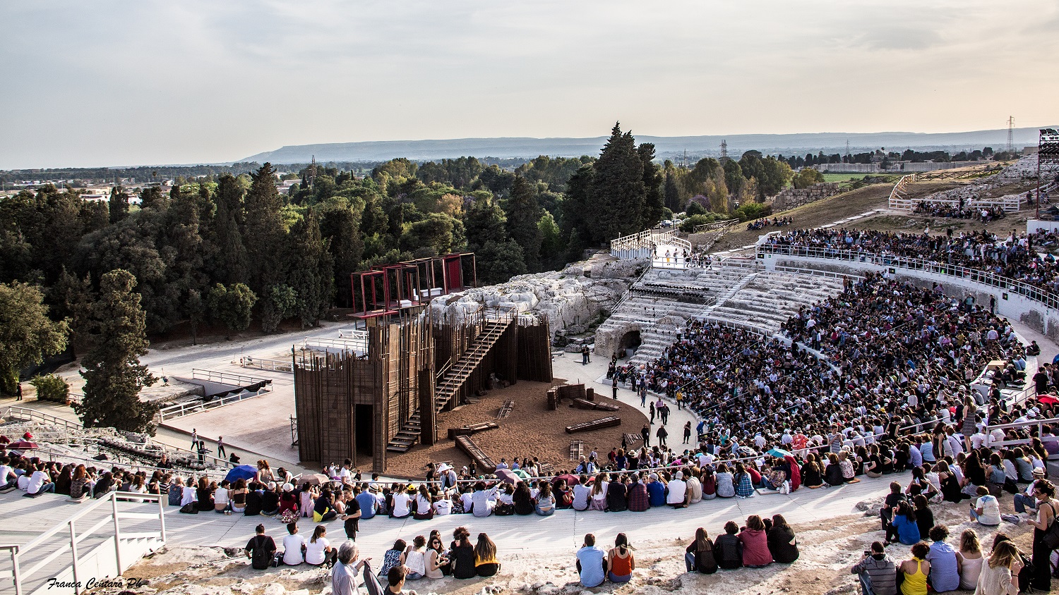 Il Teatro Greco di Siracusa, foto Franca Centaro