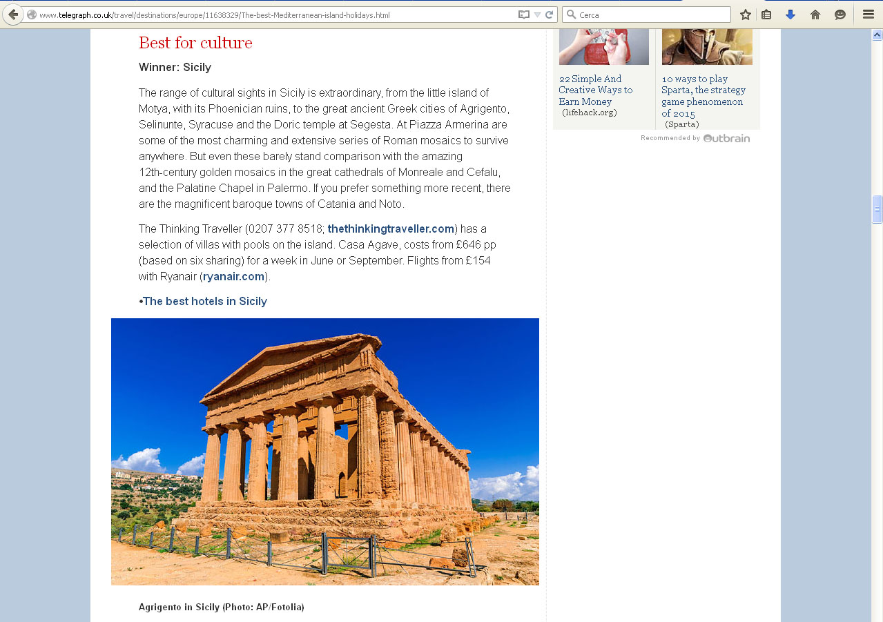 Clicca sull'immagine e leggi l'articolo del Daily Telegraph