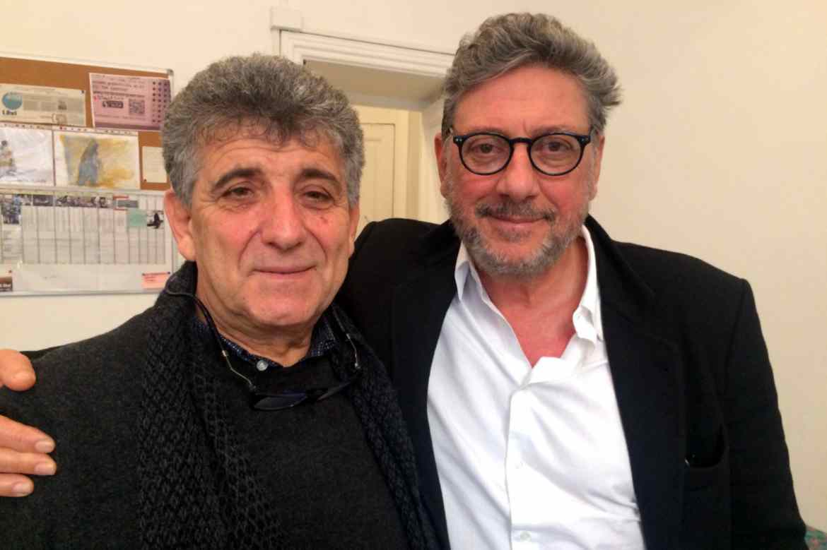 Pietro Bartolo con Sergio Castellitto