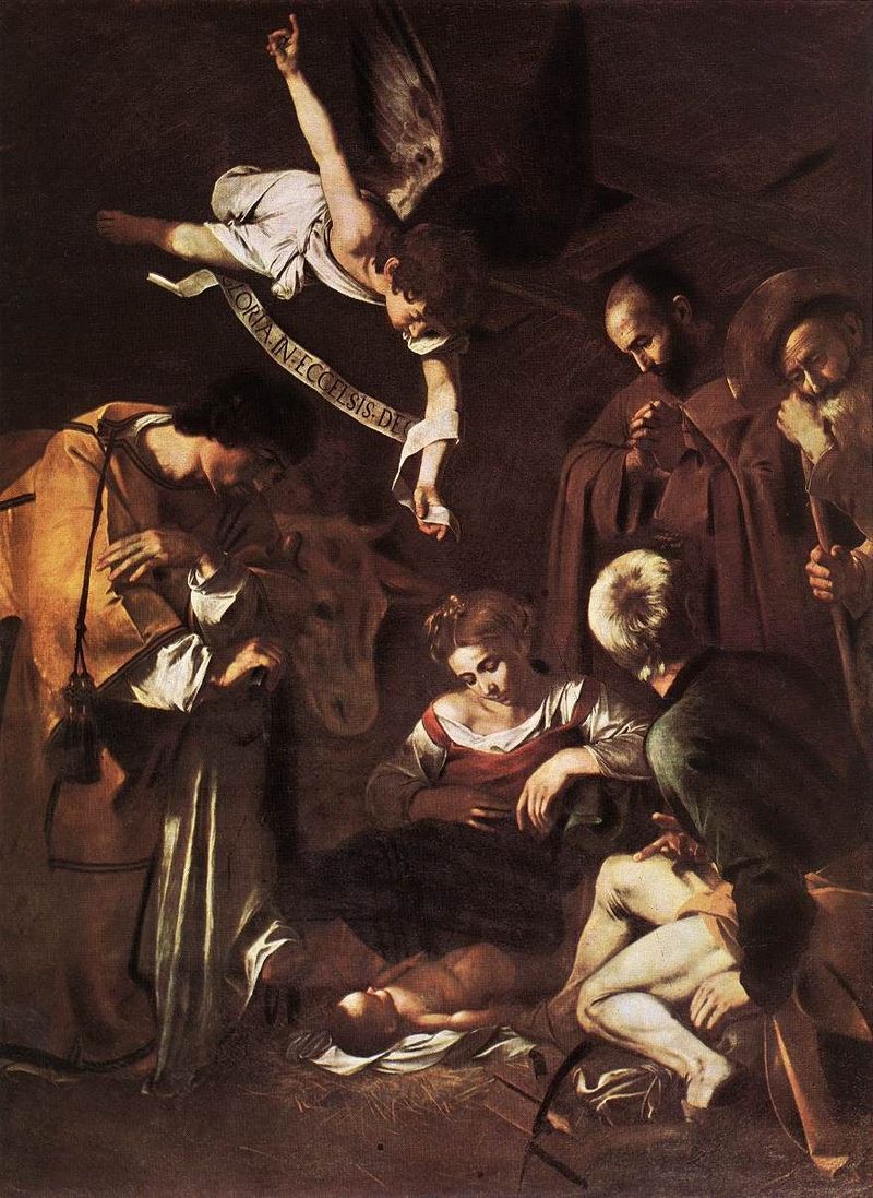 Natività con i Santi Lorenzo e Francesco d’Assisi di Caravaggio