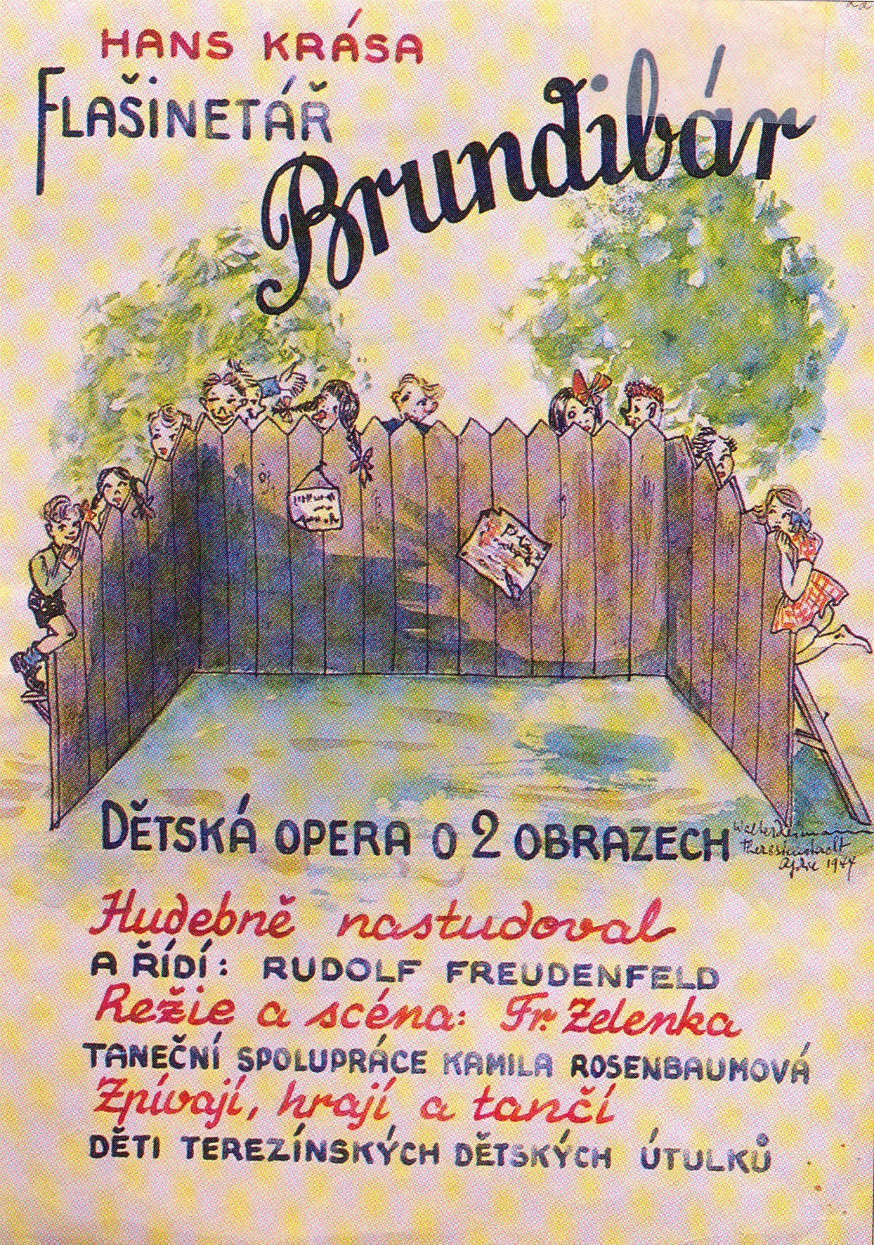 La locandina originale di Brundibar