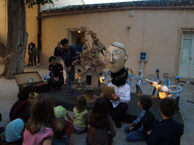 Uno spettacolo per bambini di Cartura open air - ph Cartura