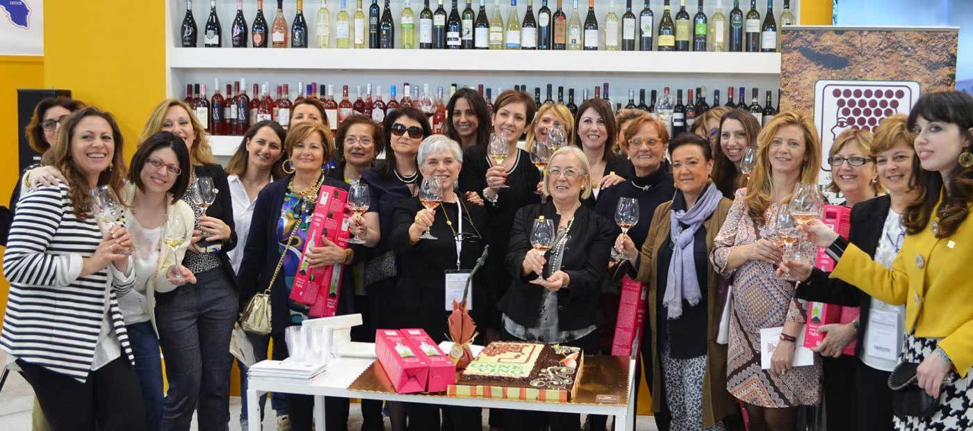 La delegazione siciliana delle Donne del Vino