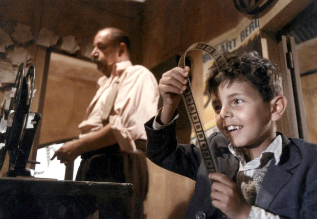 Totò Cascio in Nuovo Cinema Paradiso