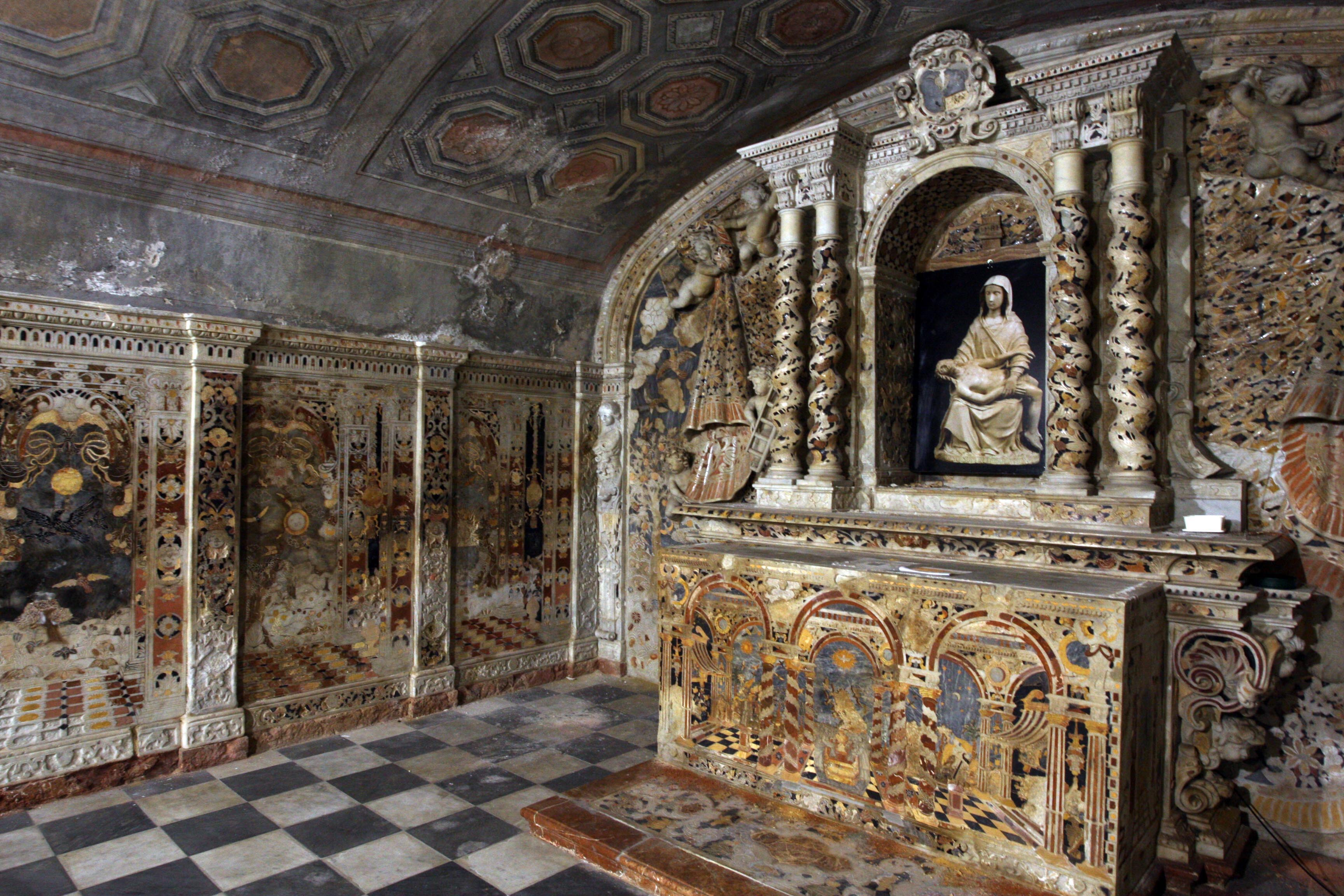 palermo, cripta Lanza in san Mamiliano