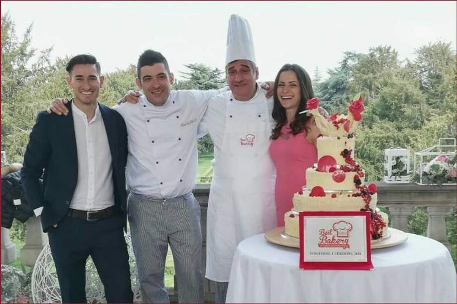 La famiglia Cipolla felice per la vittoria a Best Bakery di Alfa Pasticceria
