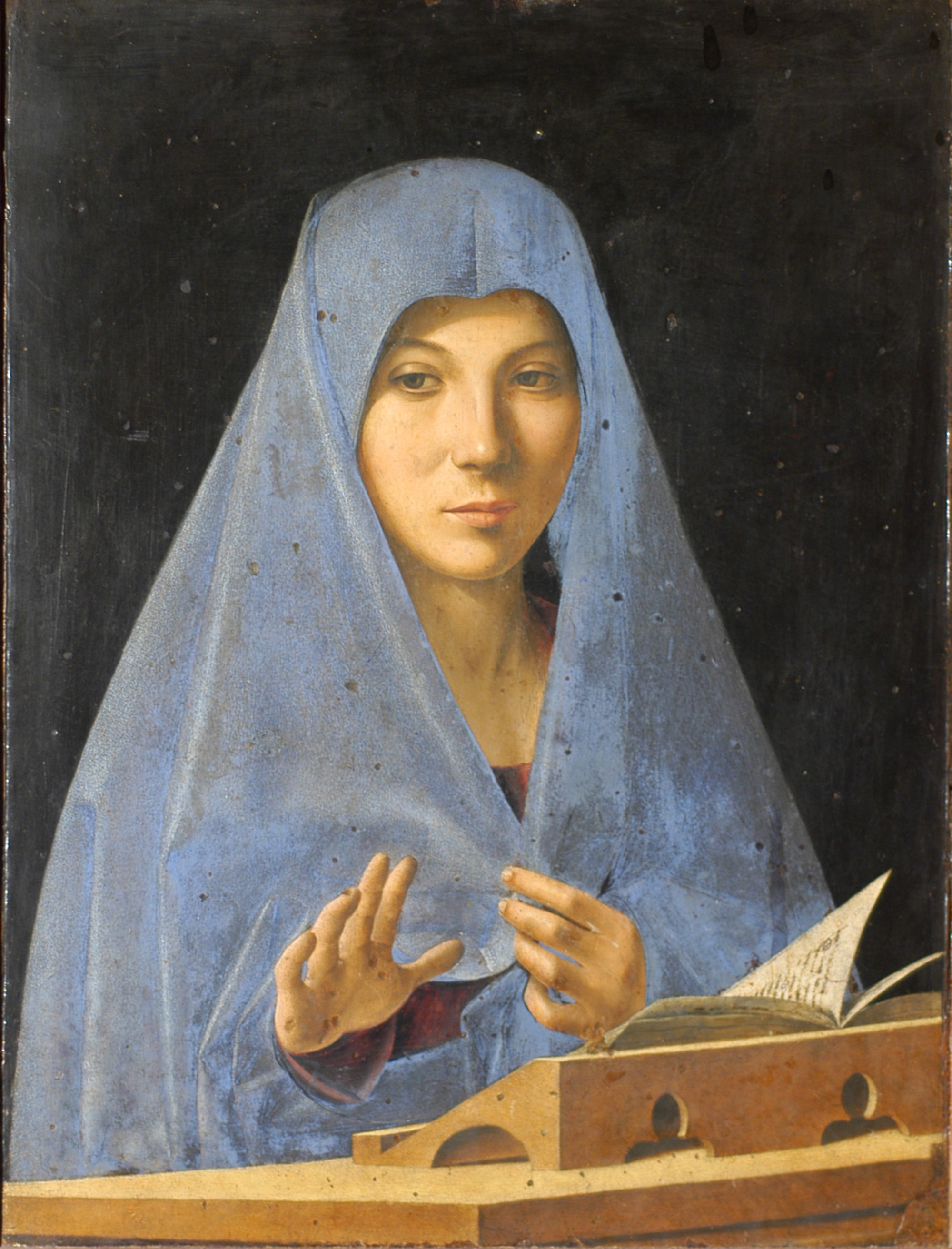 Antonello Da Messina, Vergine annunciata 1475-1476