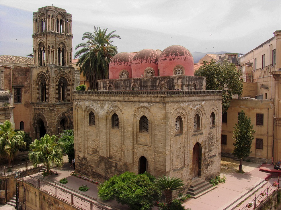 Palermo, Chiesa di San Cataldo e campanile della chiesa di Santa Maria dell’Ammiraglio