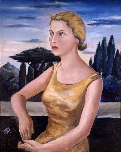 Renato Guttuso, Ritratto di Topazia Alliata, 1931-32, olio su tavola