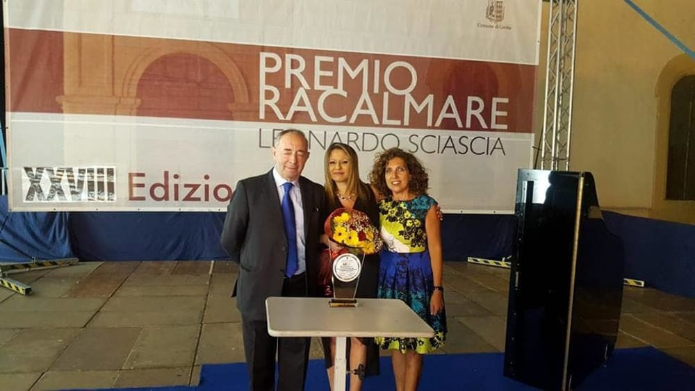 La premiazione al Premio Racalmare nel 2017
