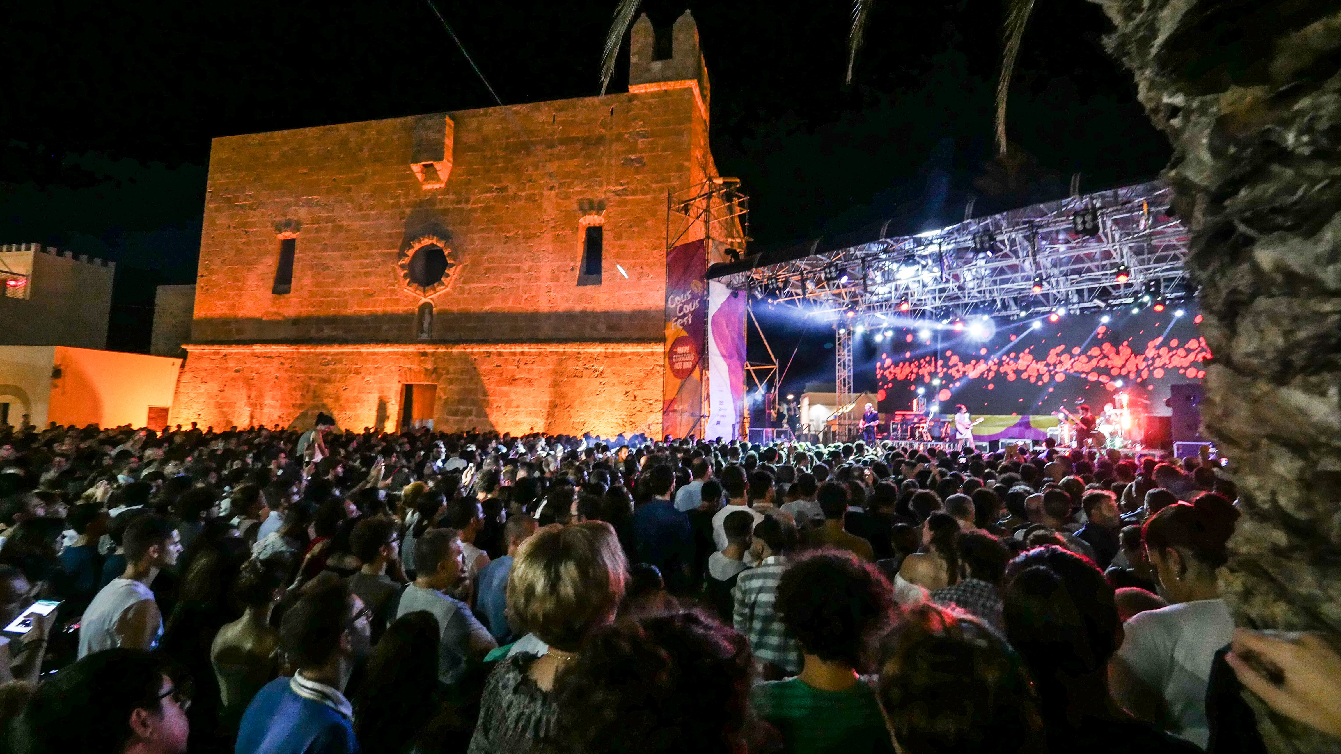 I live in piazza Santuario, cuore del Cous Cous Fest