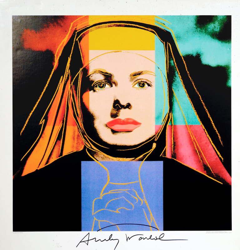 Andy Warhol, Ingrid Bergman the nun 1983