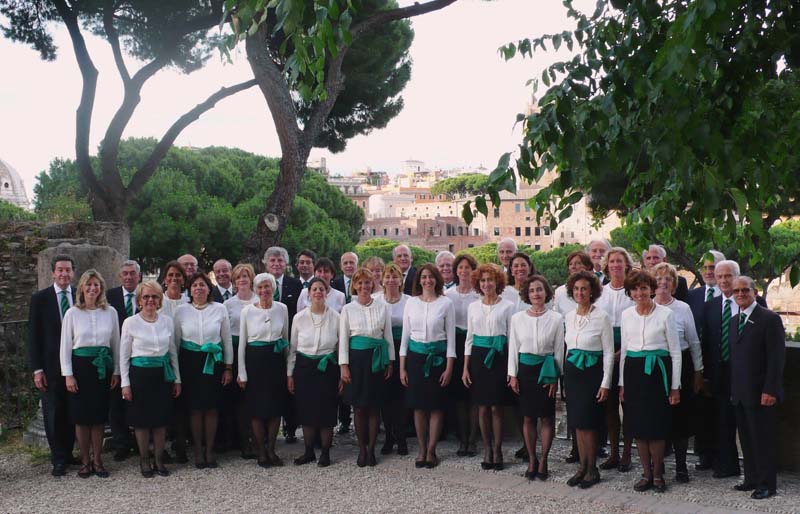 Il coro che si esibirà lunedì 16 maggio