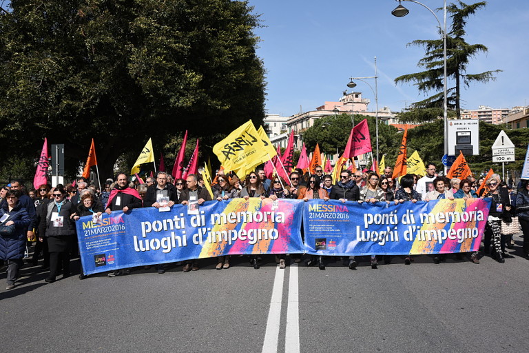 La manifestazione di Messina