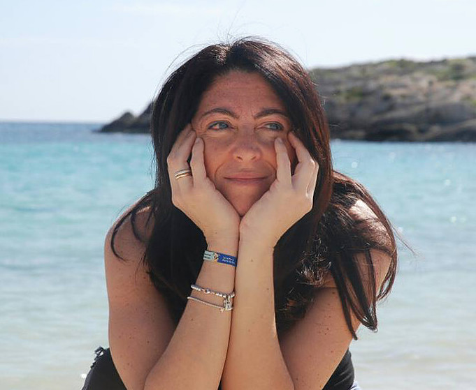 Cristiana Matano a Lampedusa