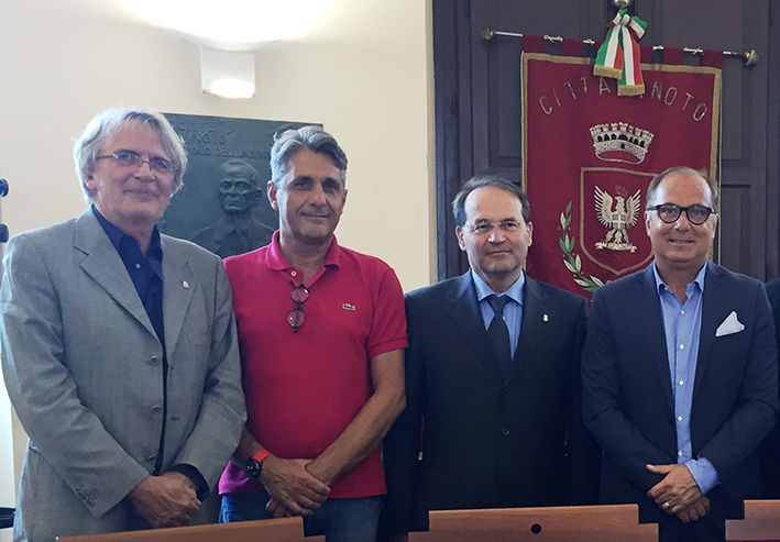Da sinistra Paolo Benvenuti, Gianni Scala, Floriano Zambon, Corrado Bonfanti