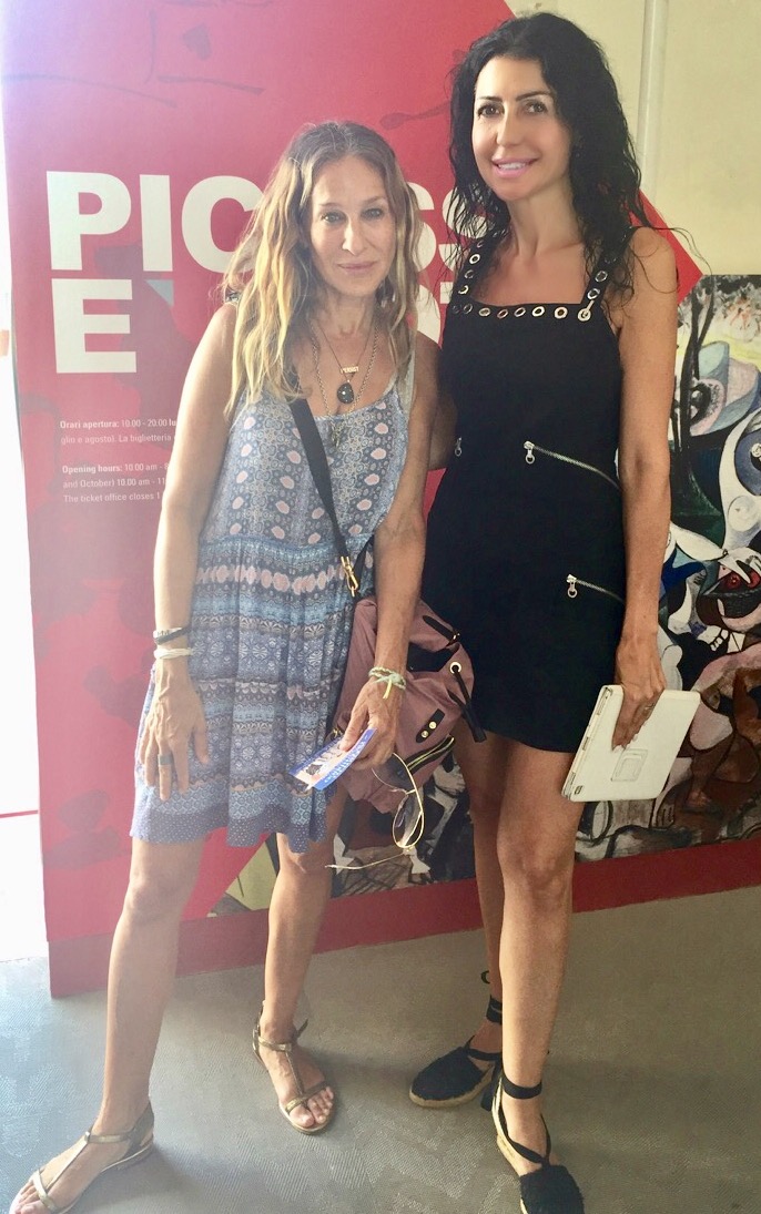 Sarah Jessica Parker con Florinda Vicari 