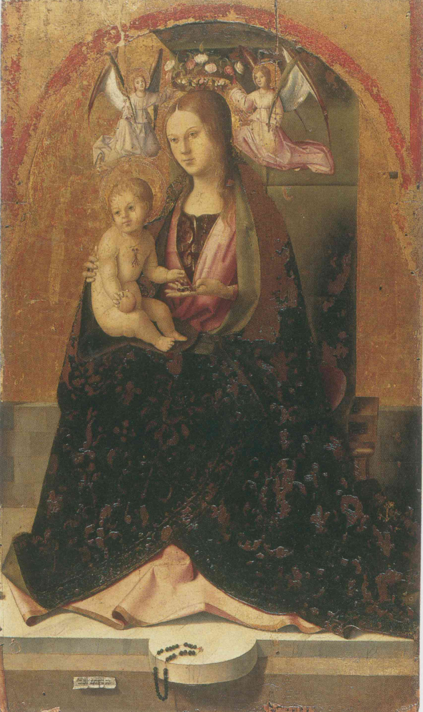 Antonello da Messina, Madonna col Bambino in trono dal Polittico di San Gregorio 1472-1473